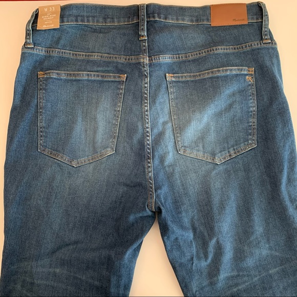 🆕Madewell 10” High-Rise Skinny Jeans 33 Petite - Picture 3 of 13